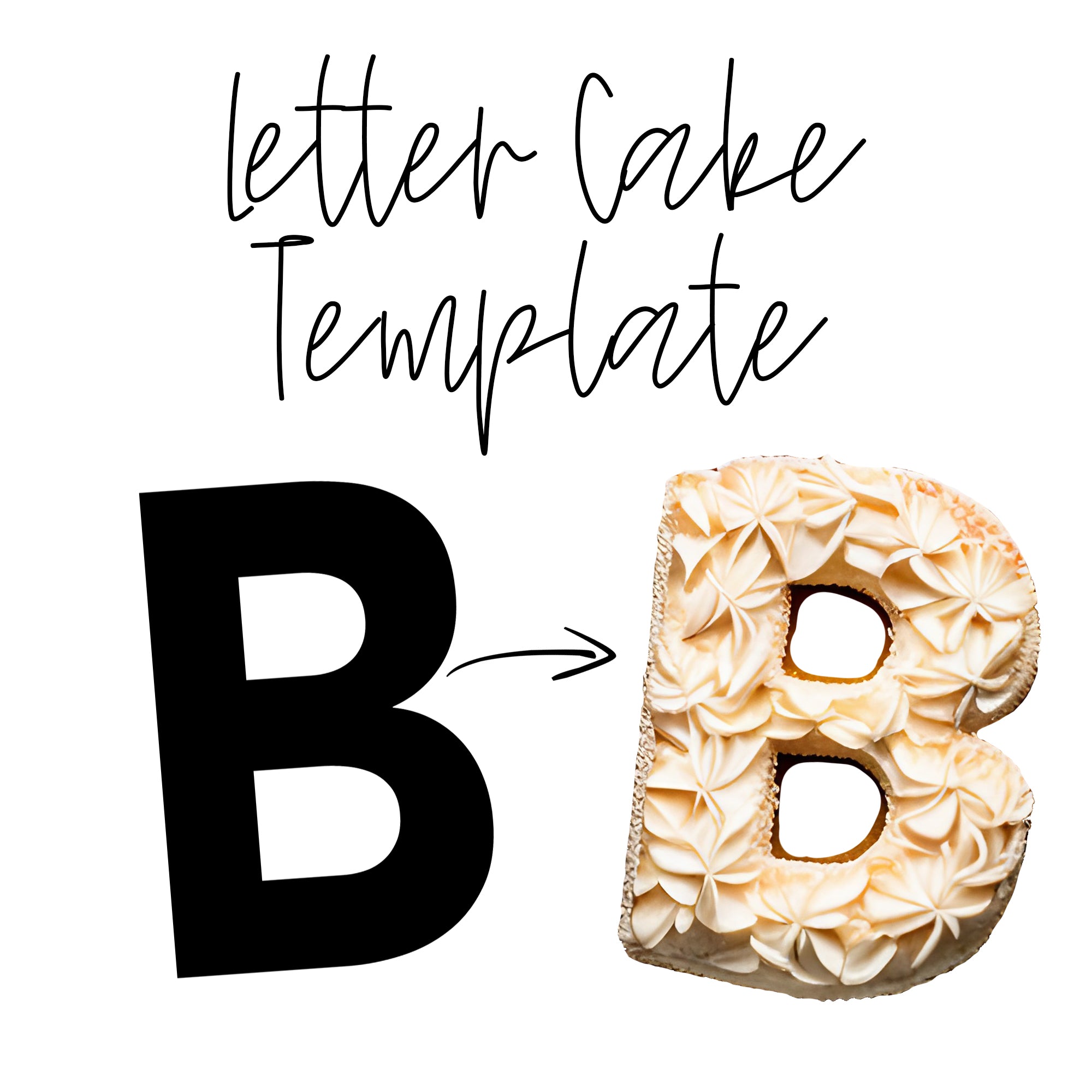 DIY Letter Cake Template - Get Creative!