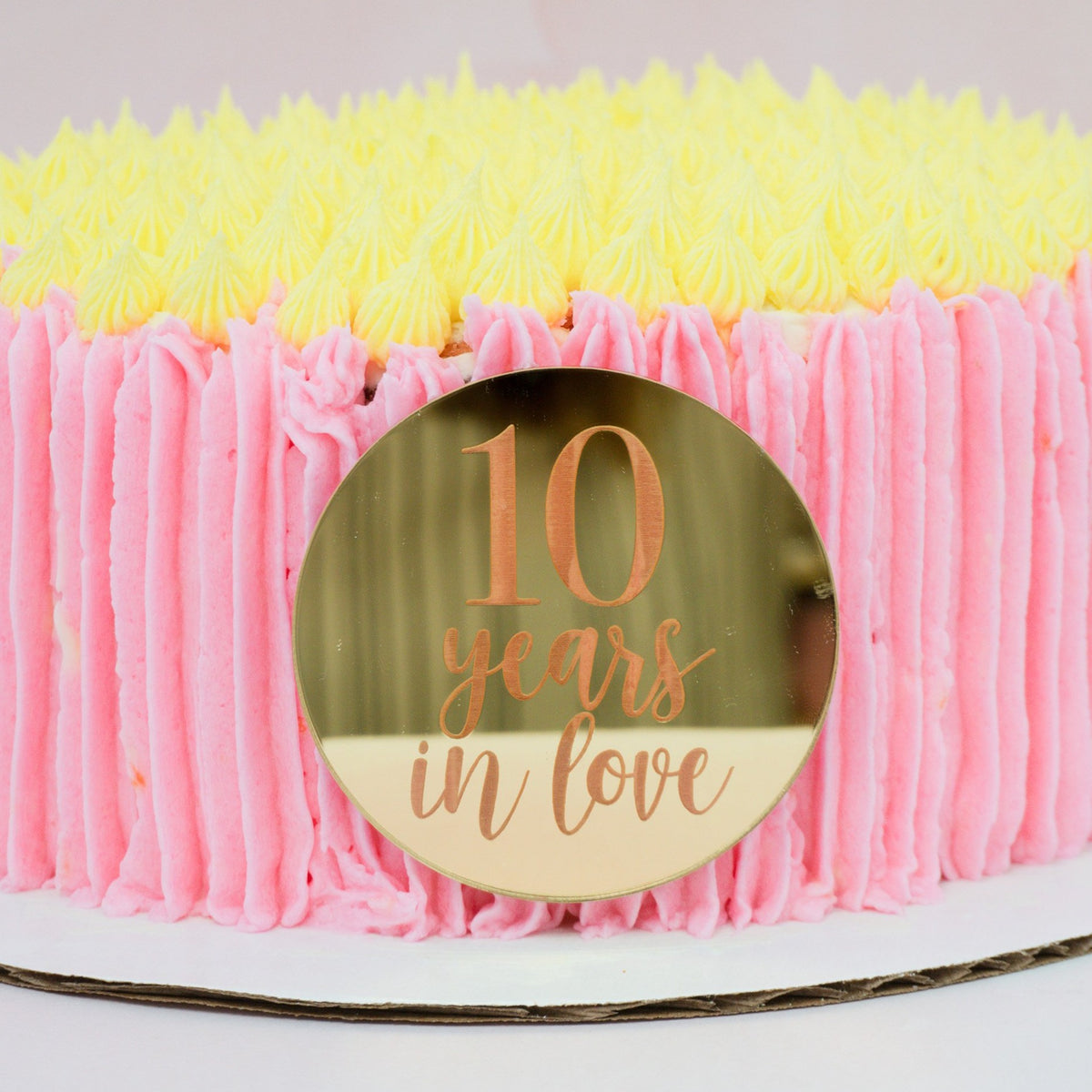 10 year anniversary deals cake