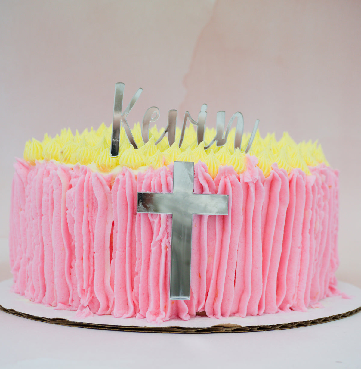 Acrylic Congratulation Cake Topper - Mia Cake House