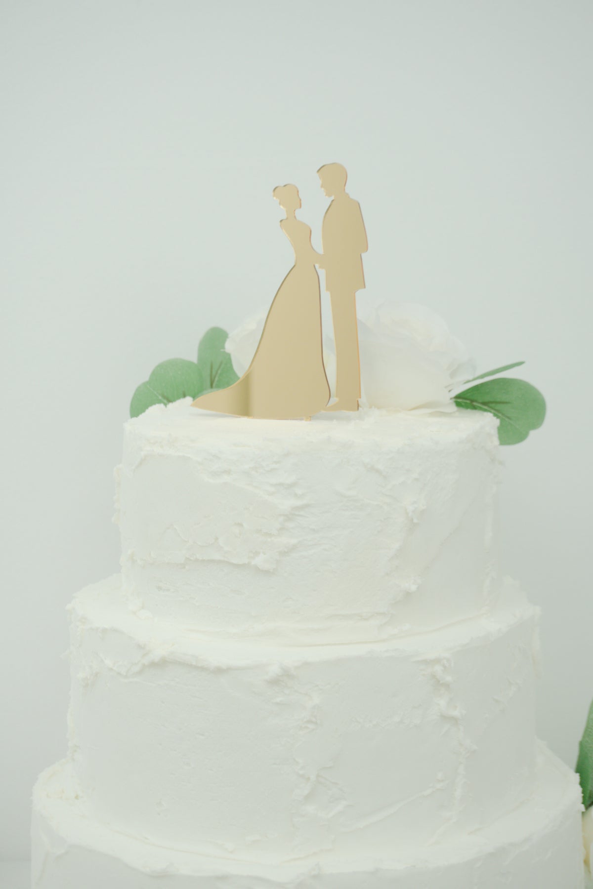 Bride & Groom Cream Cake - Rashmi's Bakery